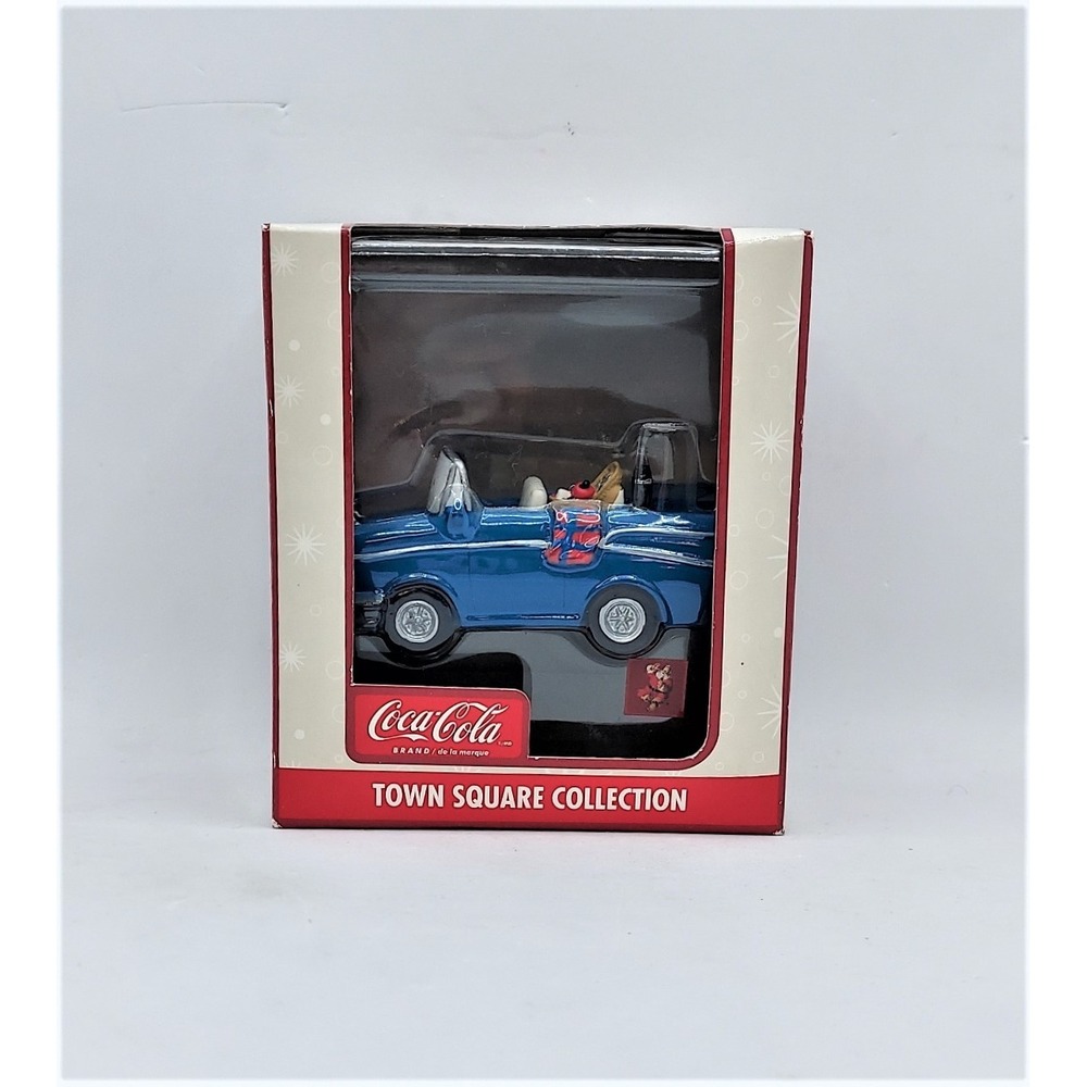 Coca Cola Town Square Collection Blue Convertible with Picnic Basket